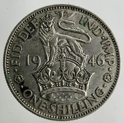 1946 George VI Shilling Silver Coin | Very High Grade