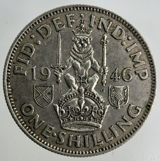 1946 George VI Shilling Silver Coin | Very High Grade