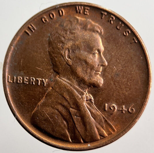 1946 Lincoln US USA One Cent Coin | Very High Grade | a1828