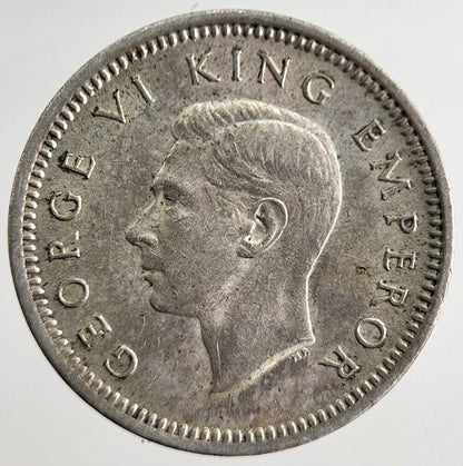 1946 New Zealand Threepence Coin | Very High Grade | a8280