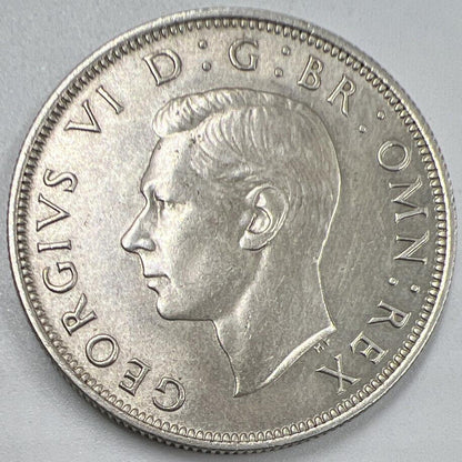 1946 Half-Crown | British Silver Coin | George VI | Very Fine Grade | a103