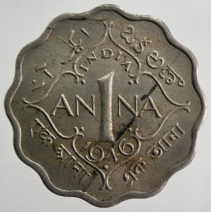 1946 India 1 One Anna Coin | Fine Collectable Grade | a4836