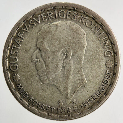 1946 Sweden 1 Krona Silver Coin | Collectable Grade