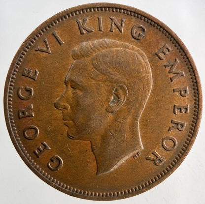 1946 New Zealand One Penny Coin | Very High Grade