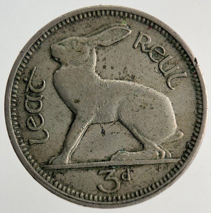 1946 Irish Threepence Rabbit Coin | Fine Collectable Grade
