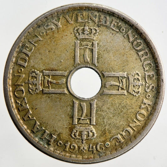 1946 Norway 1 Krone Coin | Fine Collectable Grade