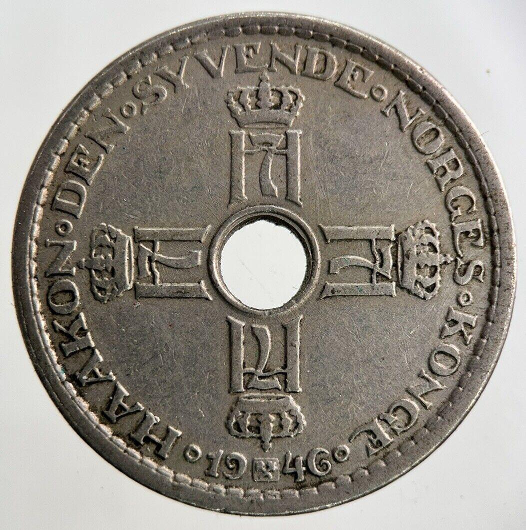 1946 Norway 1 Krone Coin | Fine Collectable Grade