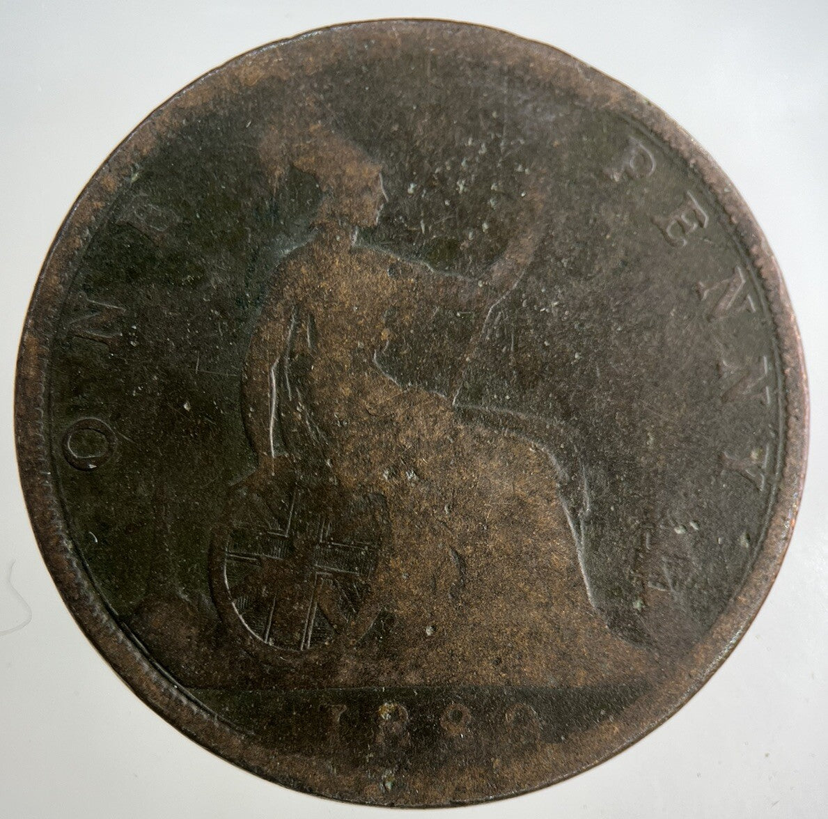 1889 Victoria One Penny Coin | Collectable Grade