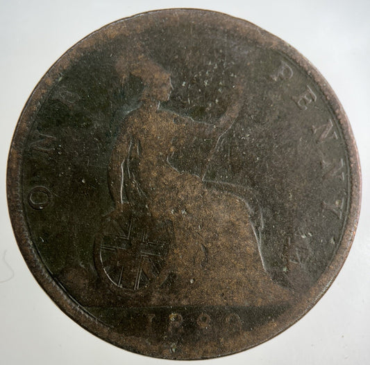 1889 Victoria One Penny Coin | Collectable Grade