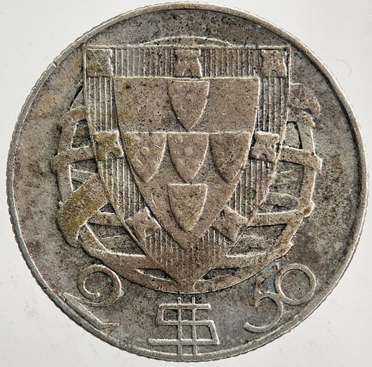1946 Portugal 2.5 Escudos Silver Coin | Collectable Grade | a5460