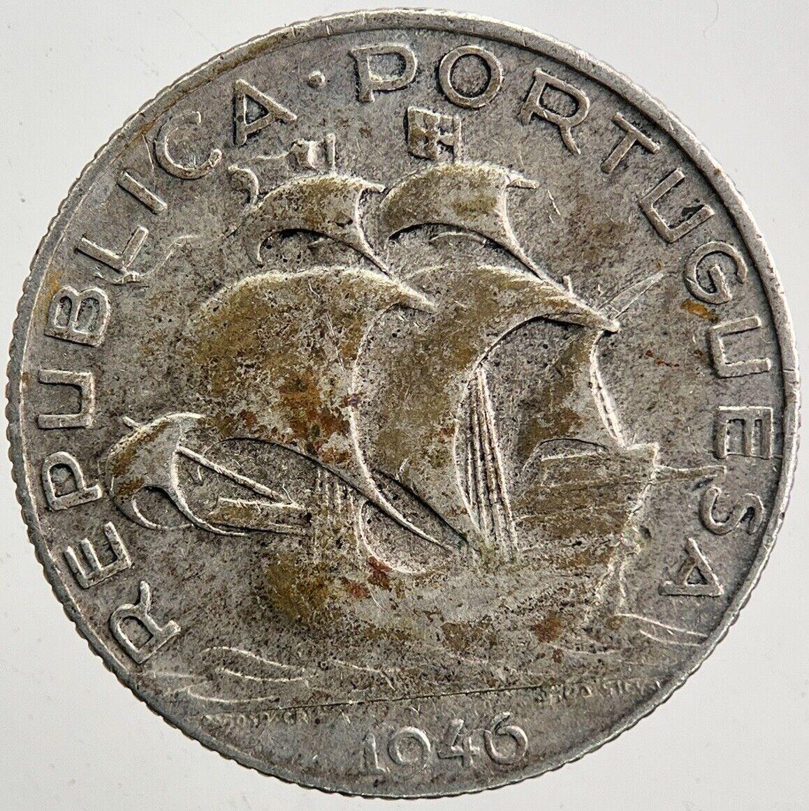 1946 Portugal 2.5 Escudos Silver Coin | Collectable Grade | a5460