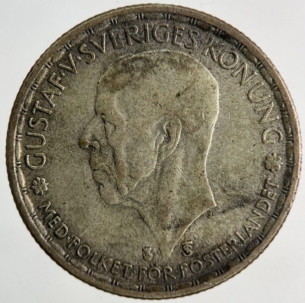 1946 Sweden 1 Krona Silver Coin | Collectable Grade