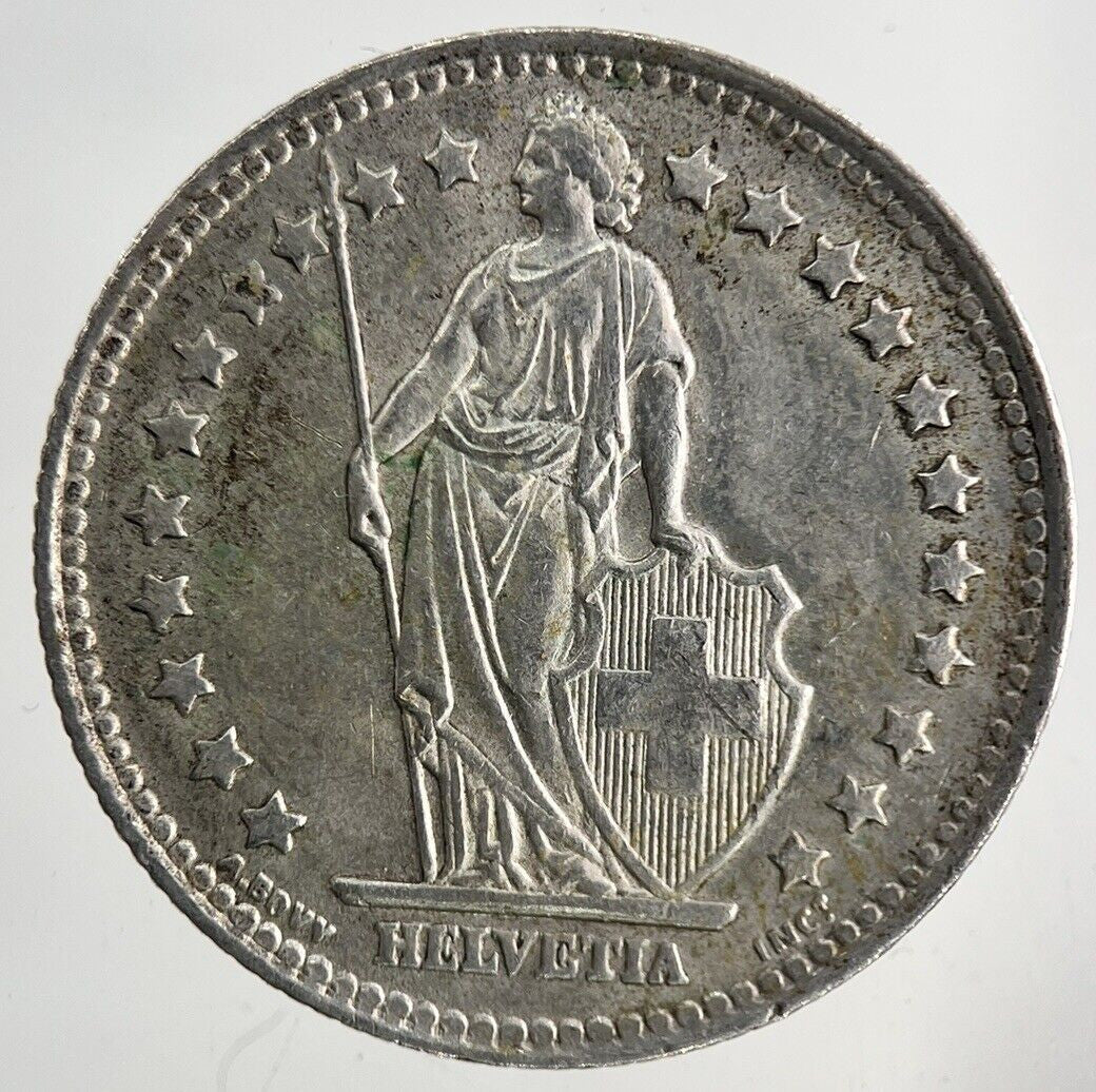 1946 Switzerland Swiss 1 Franc Silver Coin | Very High Grade