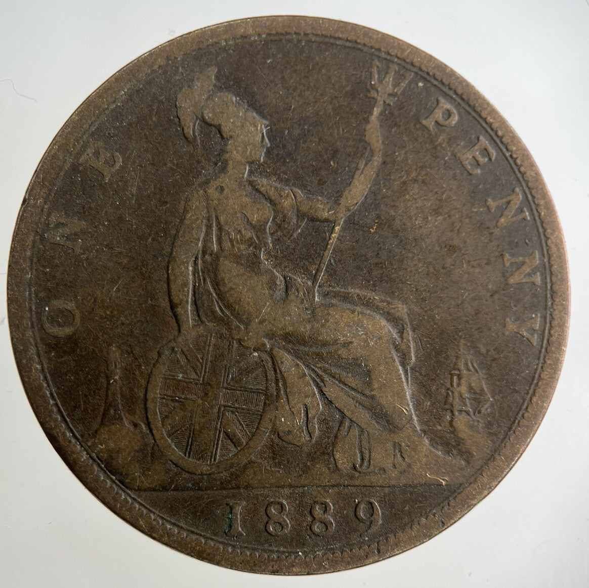 1889 Victoria One Penny Coin | Collectable Grade