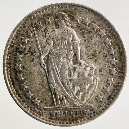 1946 Switzerland Swiss 1/2 Half Franc Silver Coin | Fine Collectable Grade