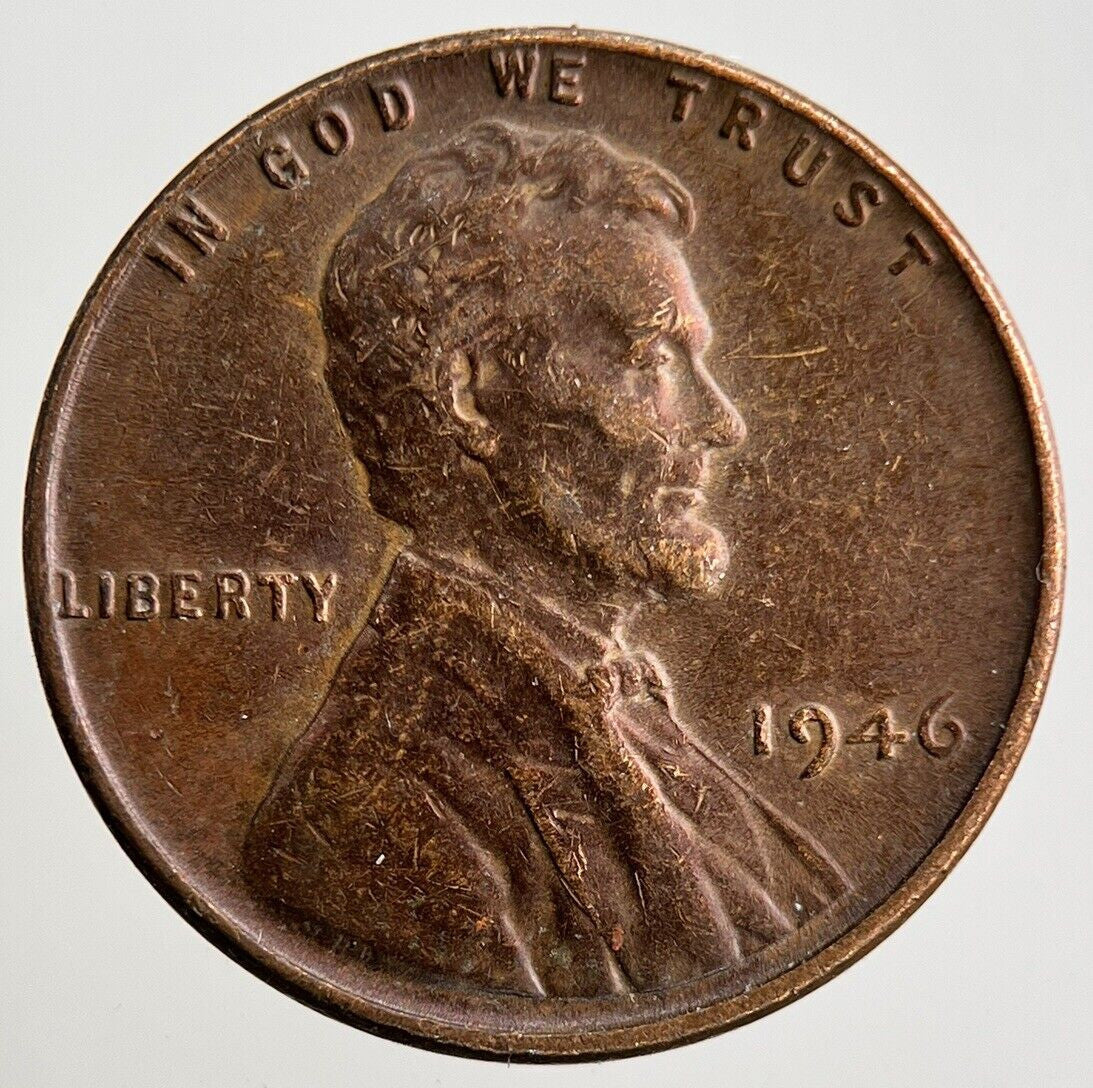 1946 US USA Lincoln Wheat Cents Coin | Fine Collectable Grade