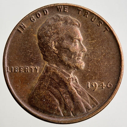 1946 US USA Lincoln Wheat Cents Coin | Fine Collectable Grade