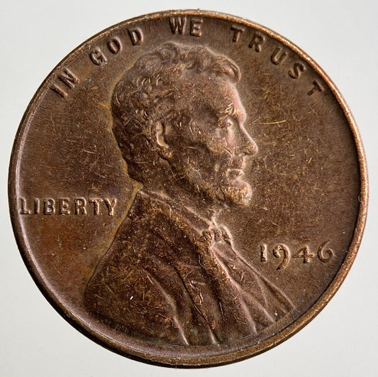 1946 US USA Lincoln Wheat Cents Coin | Fine Collectable Grade