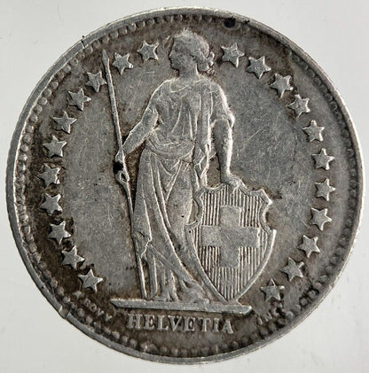 1946 Switzerland Swiss 1/2 Half Franc Silver Coin | Fine Collectable Grade