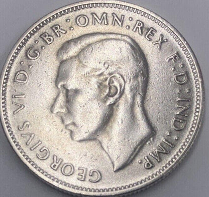 1947 Australia Florin Silver Coin | Fine Collectable Grade | a235