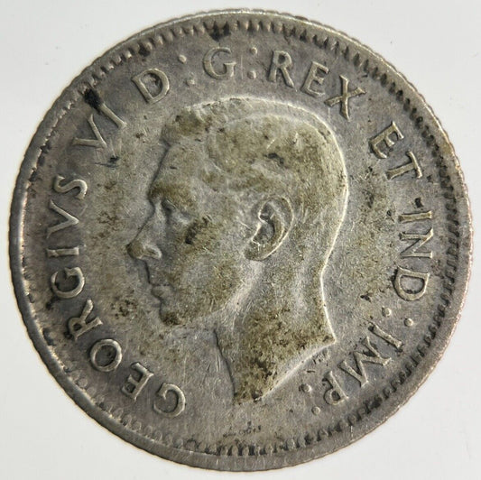 1947 Canada 10 Cents Silver Coin | Fine Collectable Grade