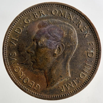 1947 George VI Half-Penny Coin | Fine Collectable Grade