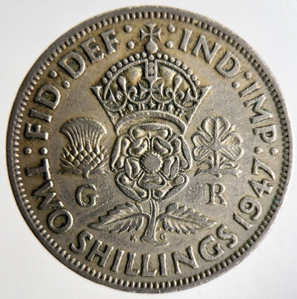 1947 George VI One Florin Coin | Fine Collectable Grade