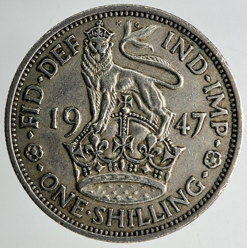 1947 George VI One Shilling Coin | Fine Collectable Grade