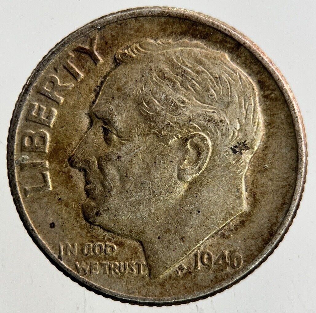1946 US USA Roosevelt Dime Silver Coin | Fine Collectable Grade
