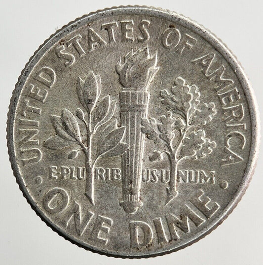 1946 US USA Roosevelt One Dime Silver Coin | Fine Collectable Grade