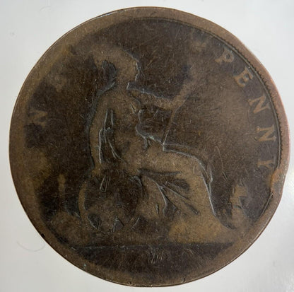 1890 Victoria One Penny Coin | Collectable Grade