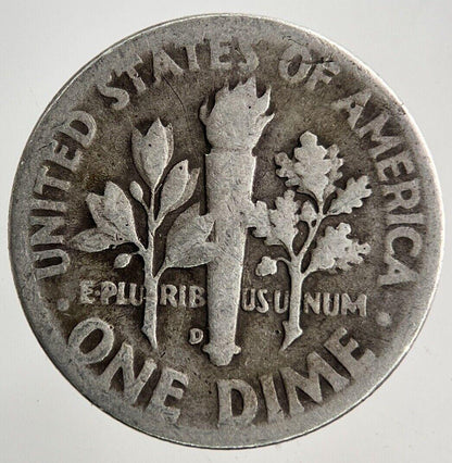 1946-D US USA Roosevelt One Dime Silver Coin | Collectable Grade