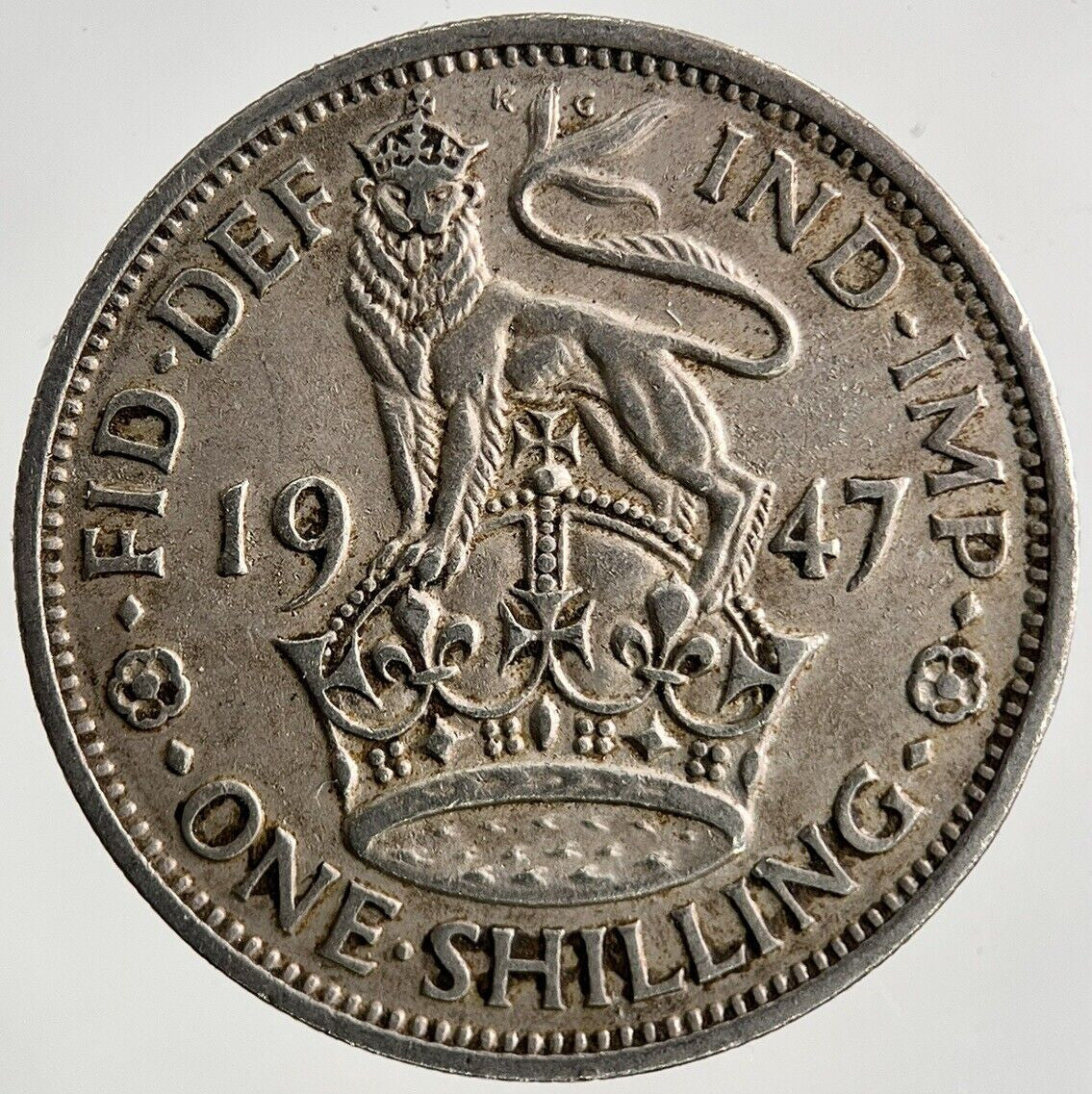 1947 George VI Shilling Coin | Fine Collectable Grade