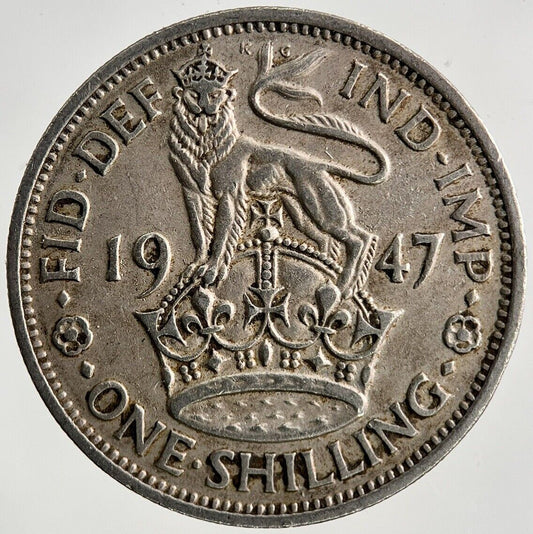 1947 George VI Shilling Coin | Fine Collectable Grade