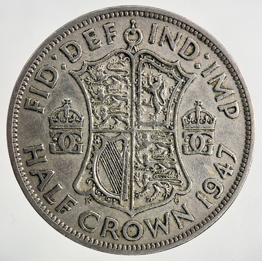 1947 George VI Half-Crown Coin | Fine Collectable Grade