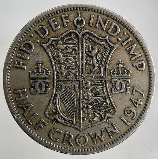 1947 George VI Half-Crown Coin | Fine Collectable Grade