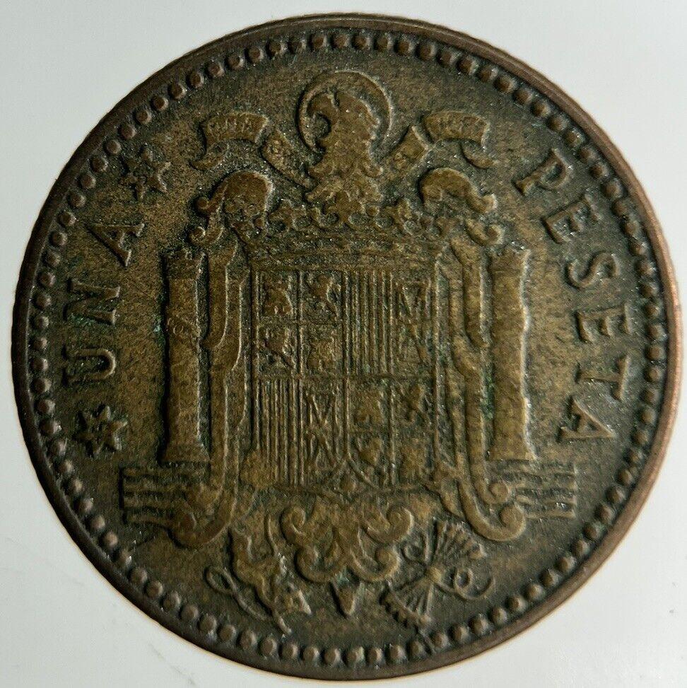 1947 Spain 1 Una Peseta Coin | Fine Collectable Grade