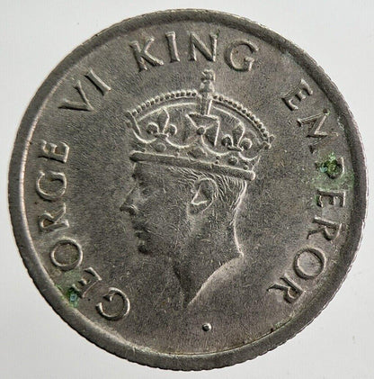 1947 Quarter 1/4 Rupee India Coin | Fine Collectable Grade | a4847