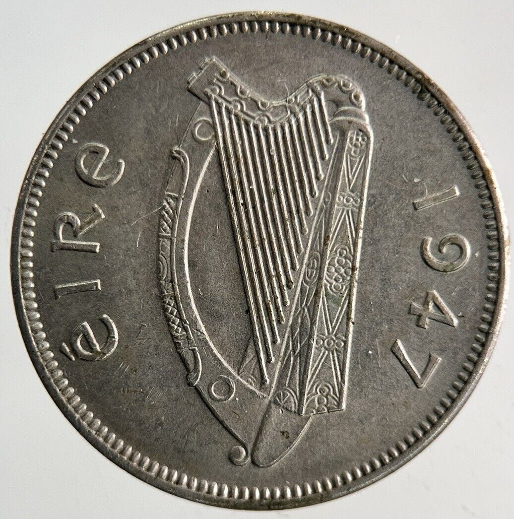 1947 Irish Sixpence Dog Coin | Very High Grade