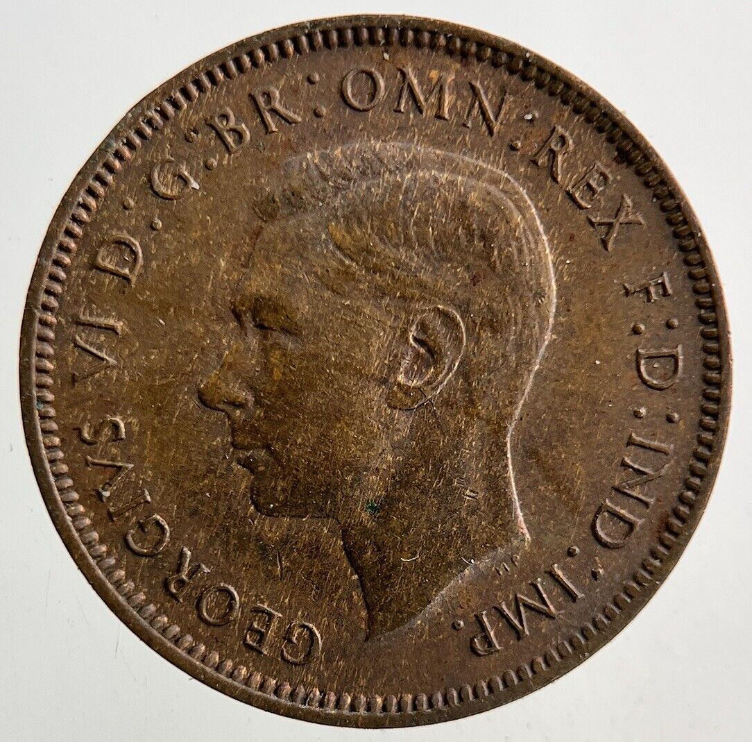 1947 George VI Wren Farthing Coin | Very High Grade