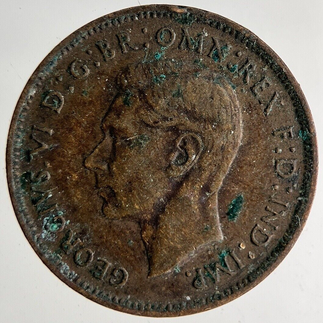 1947 George VI Wren Farthing Coin | Fine Collectable Grade