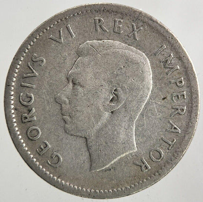 1947 South Africa Sixpence Silver Coin | Collectable Grade