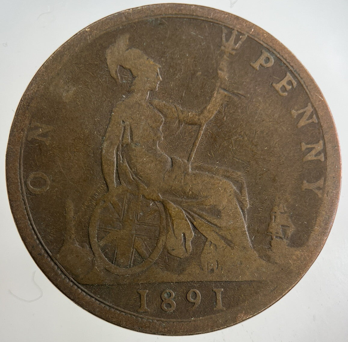 1891 Victoria One Penny Coin | Collectable Grade