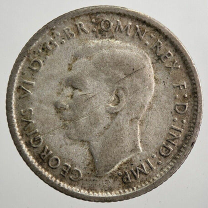 1948 Australia Sixpence Silver Coin | Collectable Grade | a8007