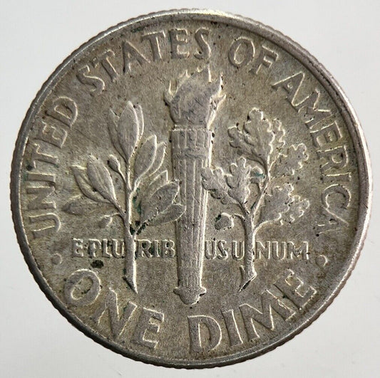 1947 US USA Roosevelt One Dime Silver Coin | Fine Collectable Grade