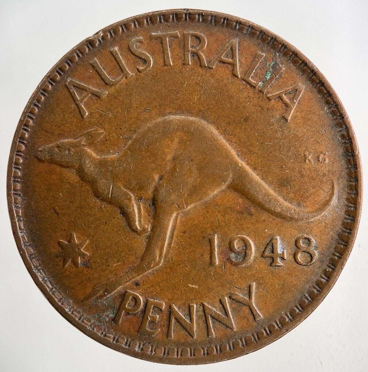 1948 Australia One Penny Coin | Fine Collectable Grade