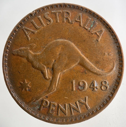 1948 Australia One Penny Coin | Fine Collectable Grade
