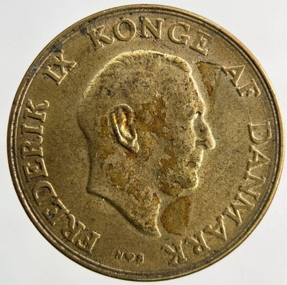 1948 Denmark 1 Krone Coin | Fine Collectable Grade