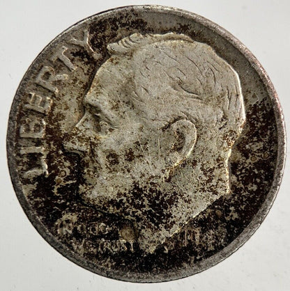 1947 US USA Roosevelt One Dime Silver Coin | Fine Collectable Grade