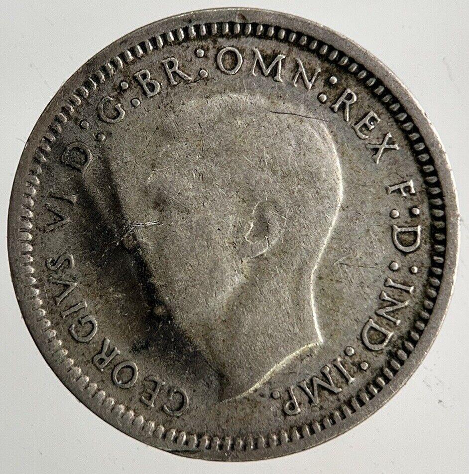 1948 Australia Threepence Silver Coin | Fine Collectable Grade